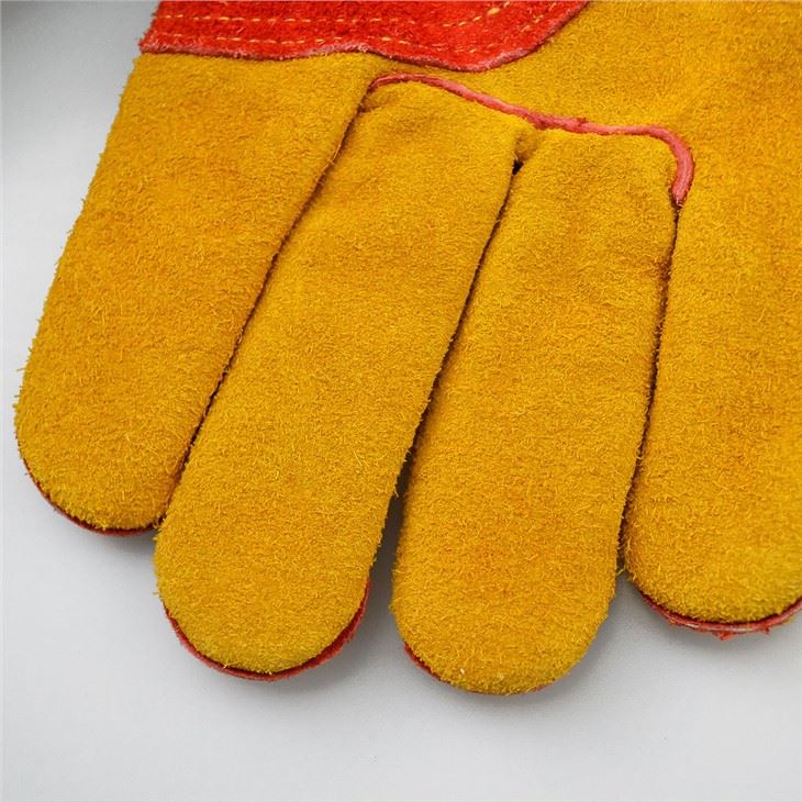 Abrasion Resistant Leather Argon Electrical Safety Work Welding Gloves
