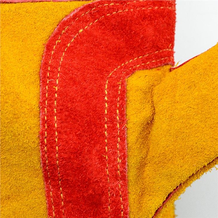 Abrasion Resistant Leather Argon Electrical Safety Work Welding Gloves