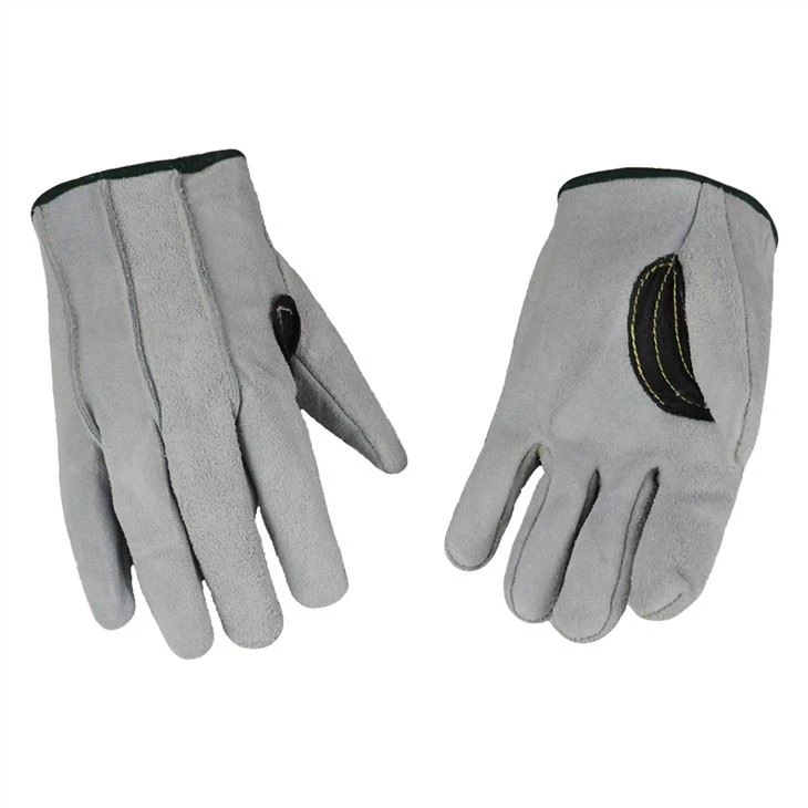 Durable Two-ply Leather Work Gloves