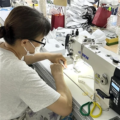 Our Team Meticulously Sews Men's Leather Driving Gloves Stitch By Stitch