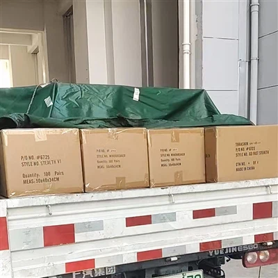 Heavy Duty Welding Gloves Batch Shipment Completed, Customized Order Delivere...